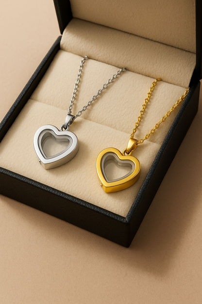 Amorvenza: Amor que perdura – Colgante Memorial de Corazón