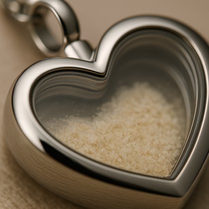 Amorvenza: Amor que perdura – Colgante Memorial de Corazón