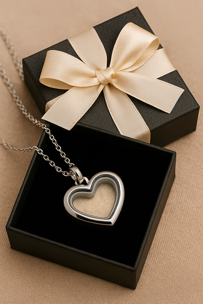 Amorvenza: Amor que perdura – Colgante Memorial de Corazón